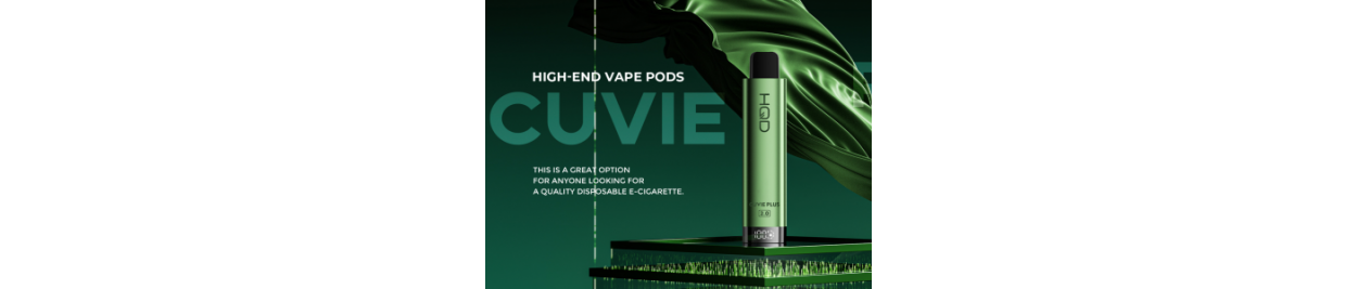 HQD Cuvie Plus 2.0. Одноразовый под с экраном. 